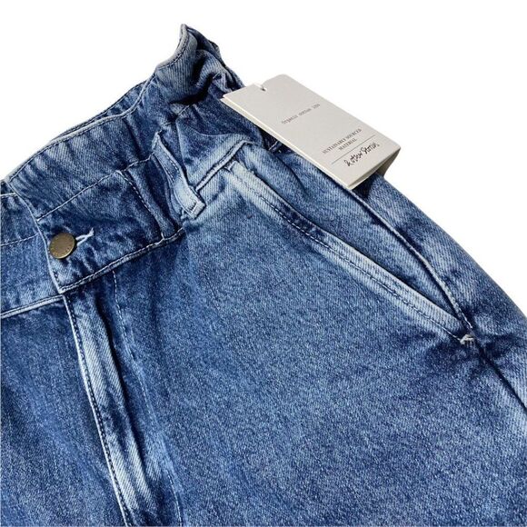 𝅺& Other Stories Paperbag Waist Jeans Shorts - Picture 6 of 8